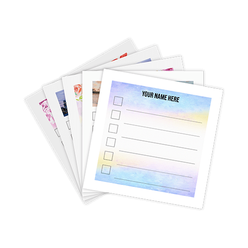 3” x 3” 3” x 3”