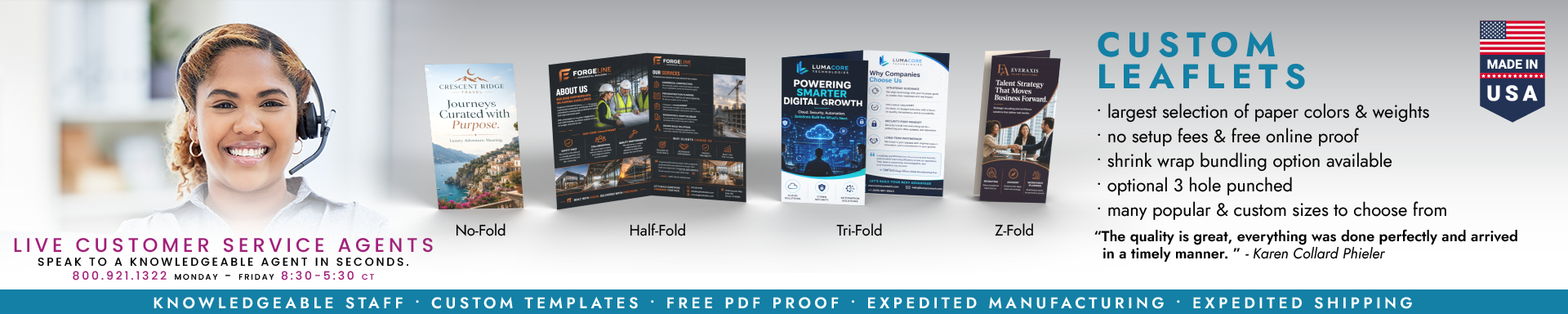 Custom Leaflets