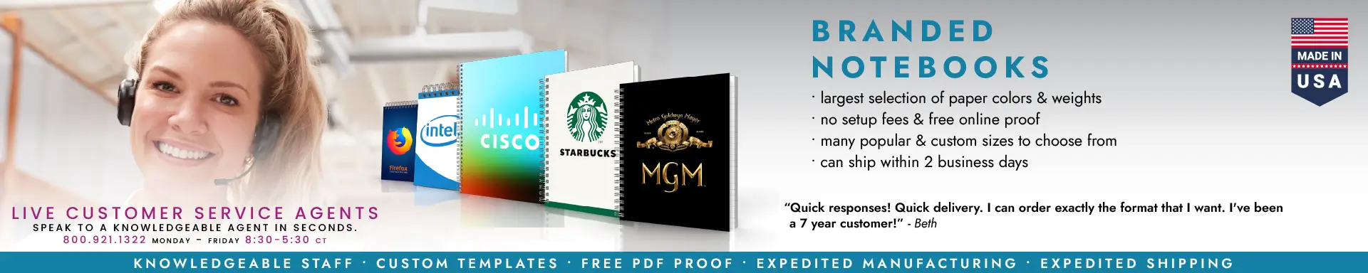 Custom Branded Notebooks