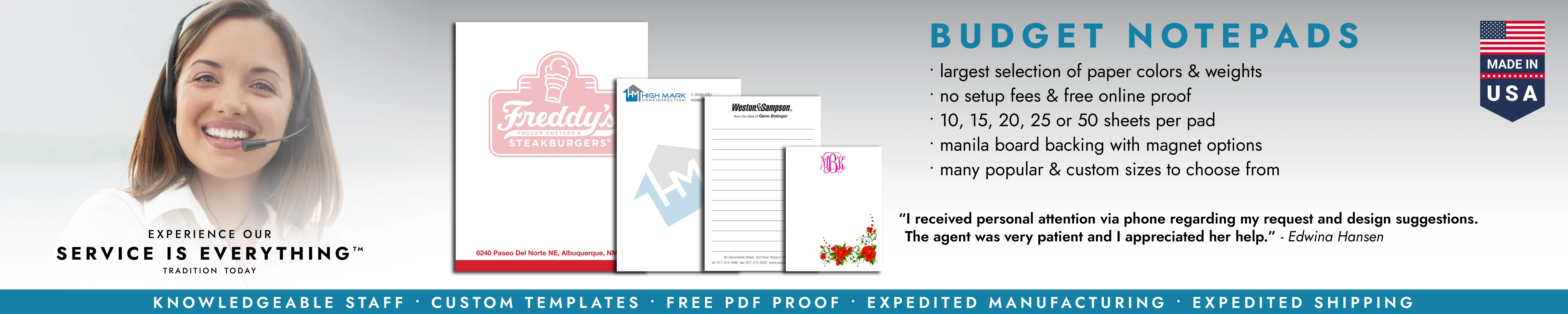 Budget Notepads