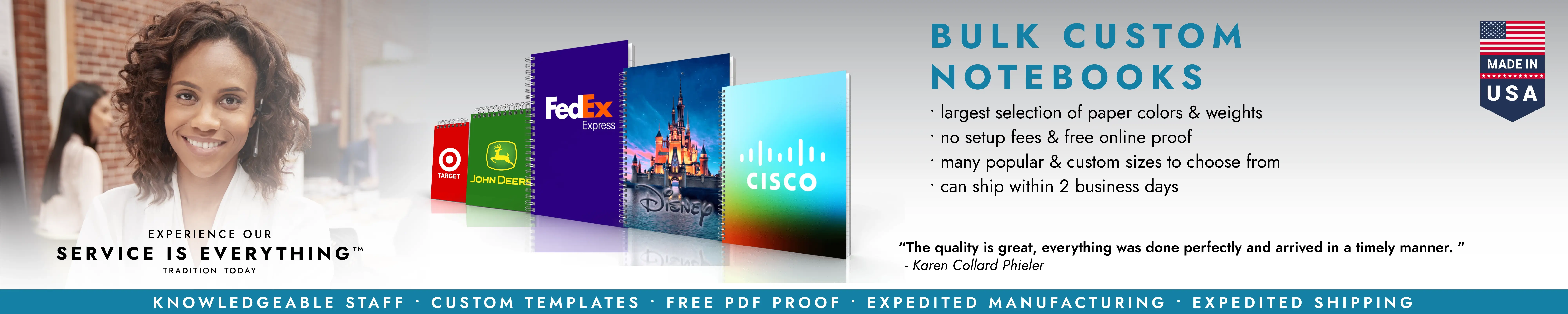 Bulk Custom Notebooks