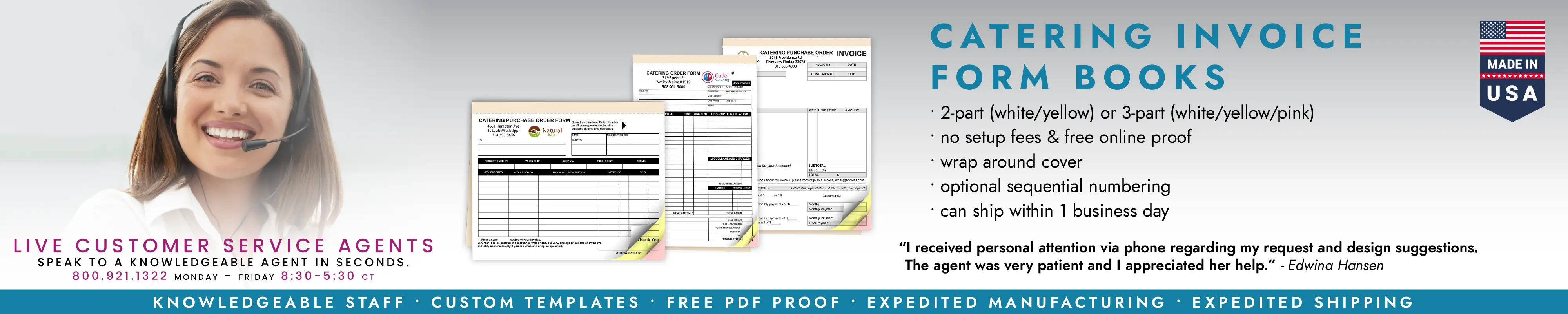 Catering Invoice Form Books