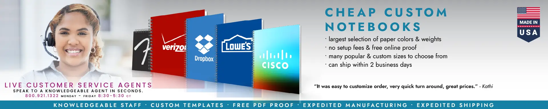 Cheap Custom Notebooks