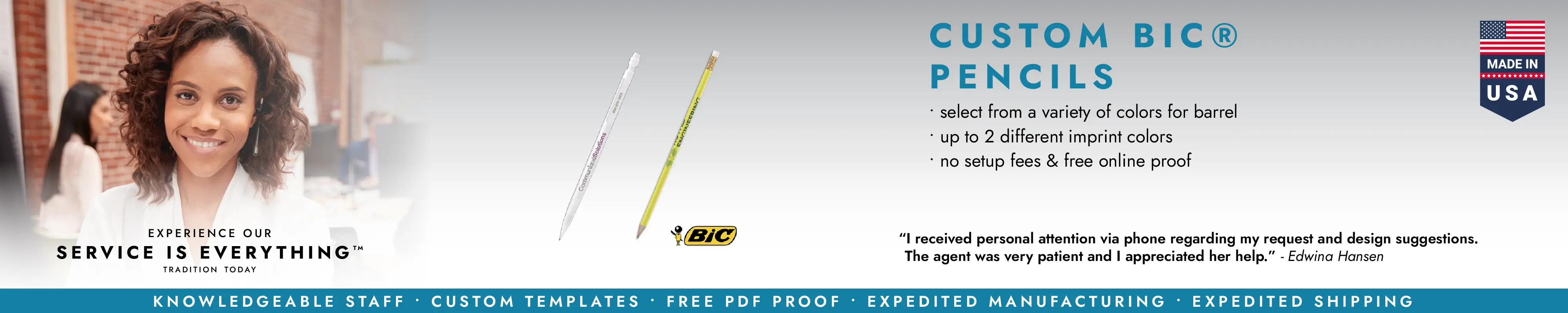 Custom BIC® Pencils