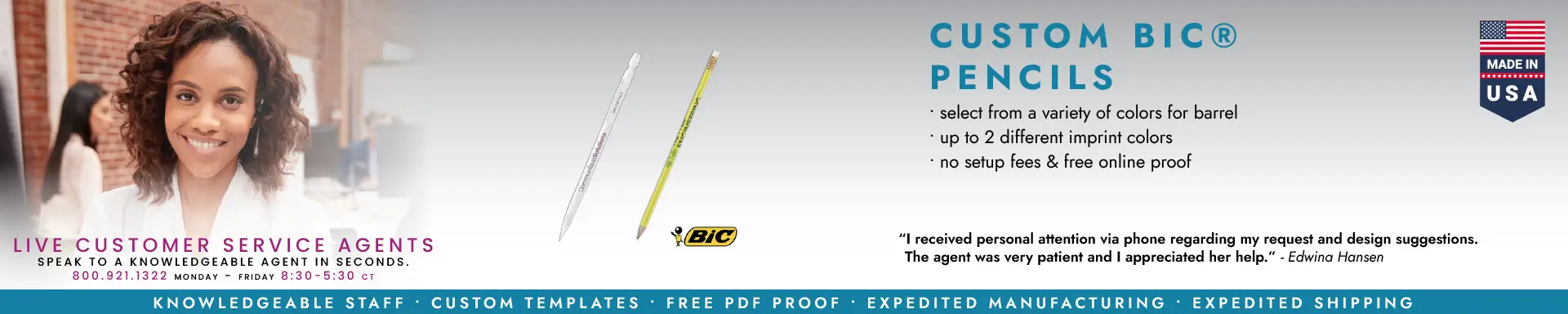 Custom BIC® Pencils
