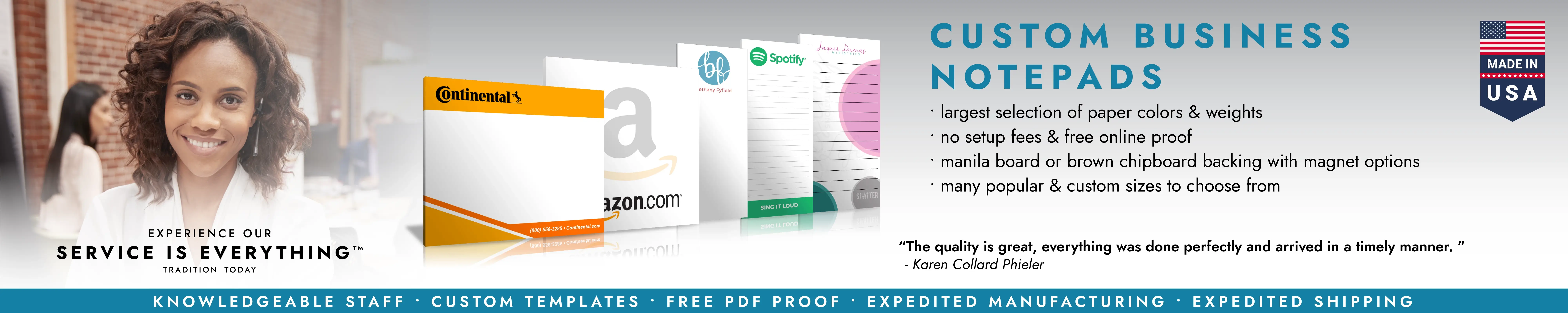 Custom Business Notepads