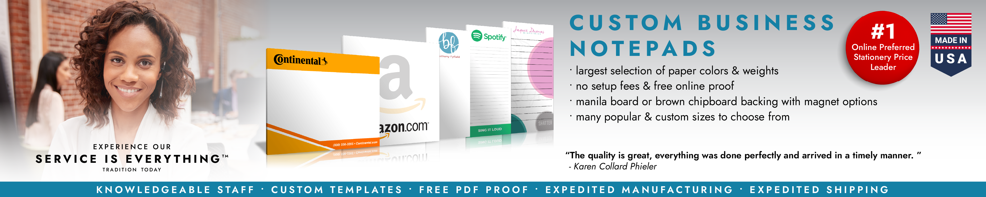Custom Business Notepads