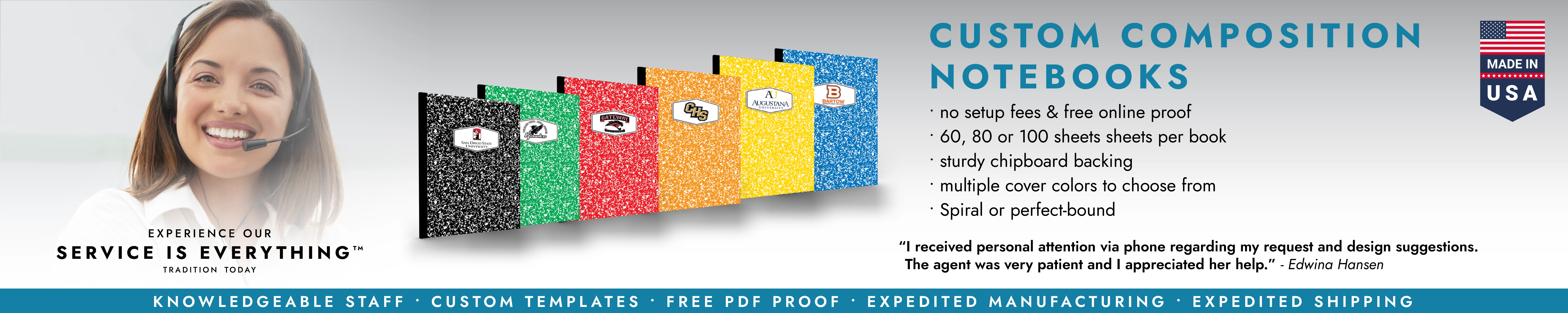 Custom Composition Notebooks
