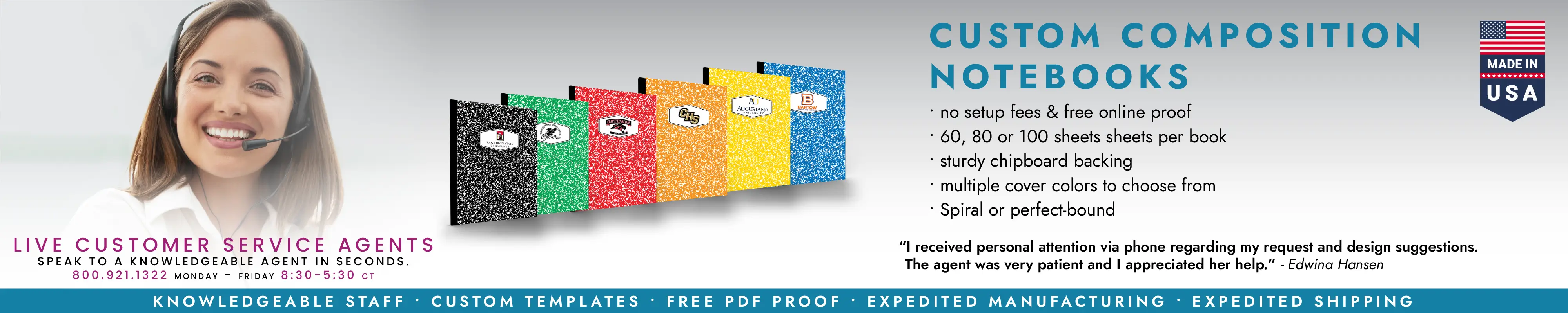 Custom Composition Notebooks