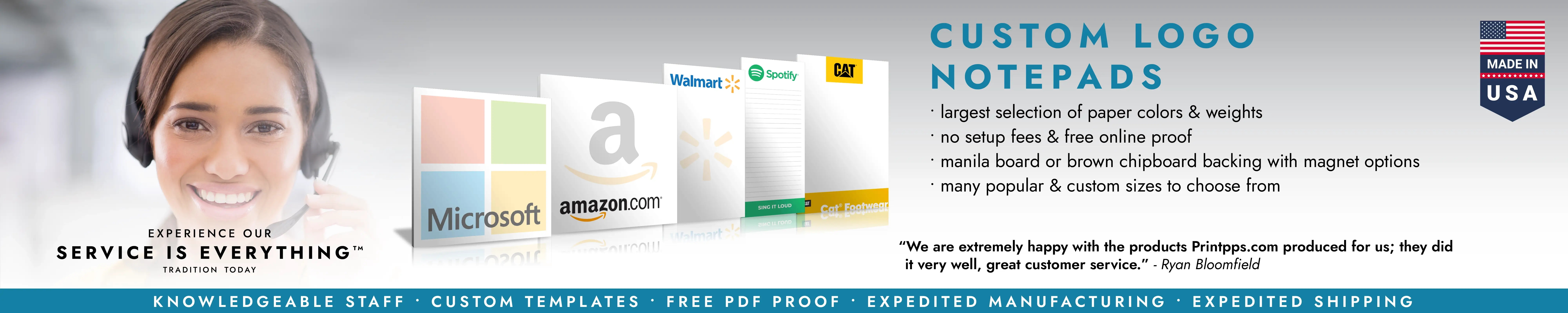 Custom Logo Notepads