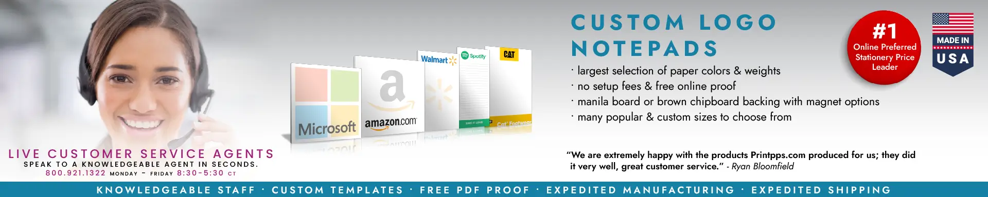 Custom Logo Notepads