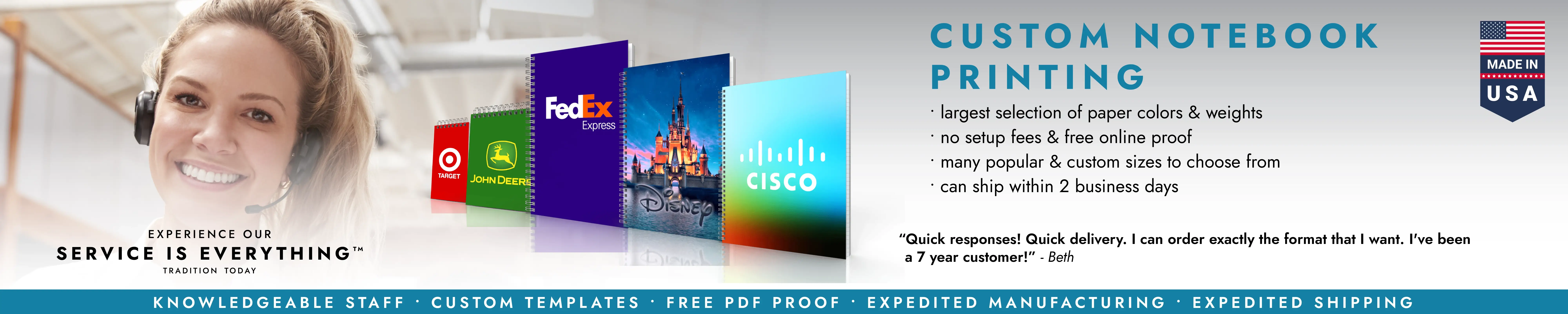 Custom Notebook Printing