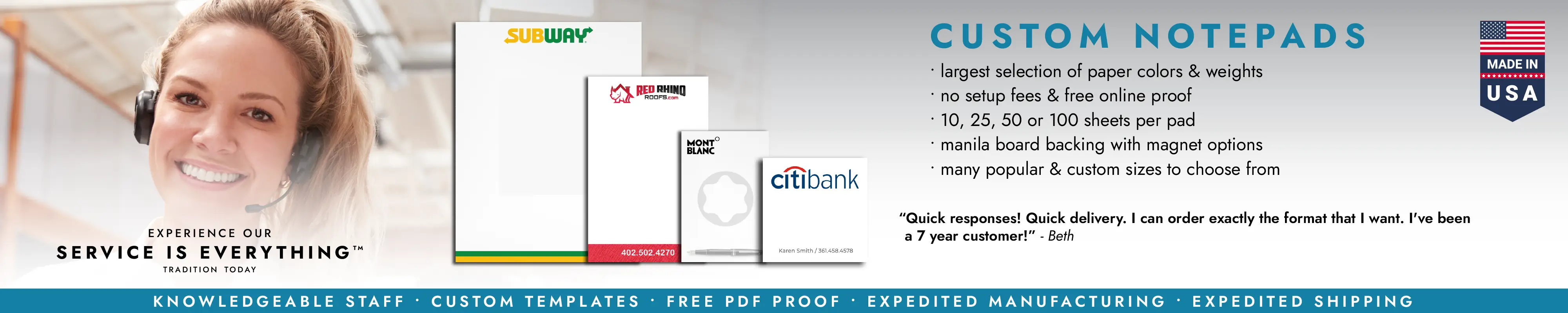 Custom Notepads