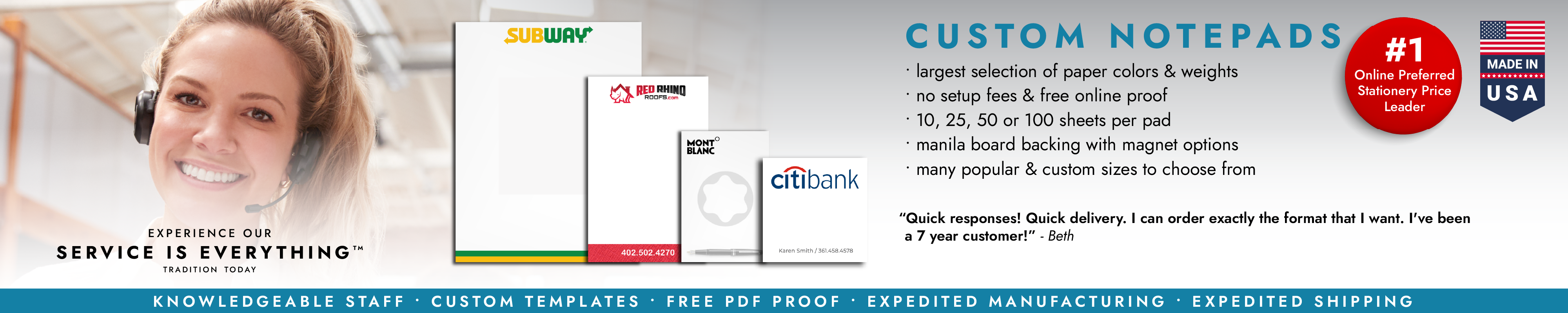 Custom Notepads