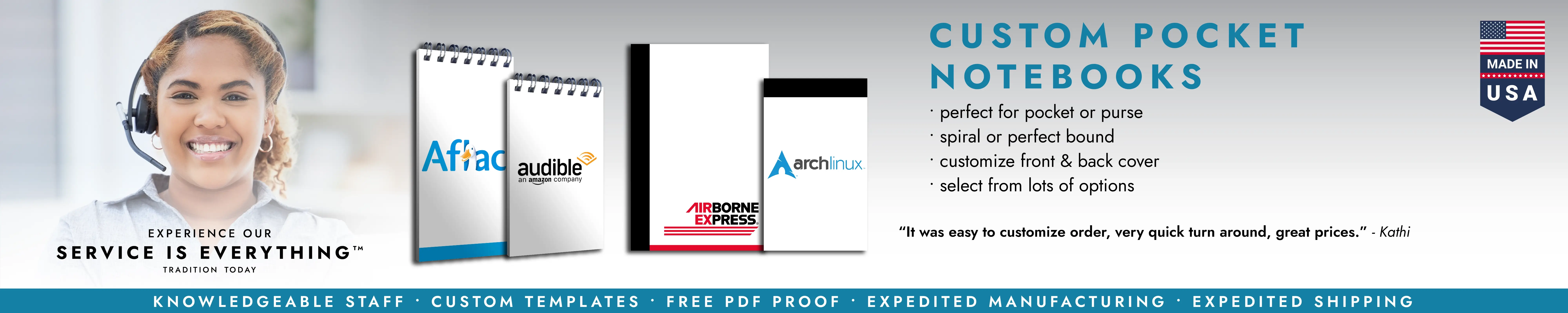 Custom Pocket Notebooks and Notepads
