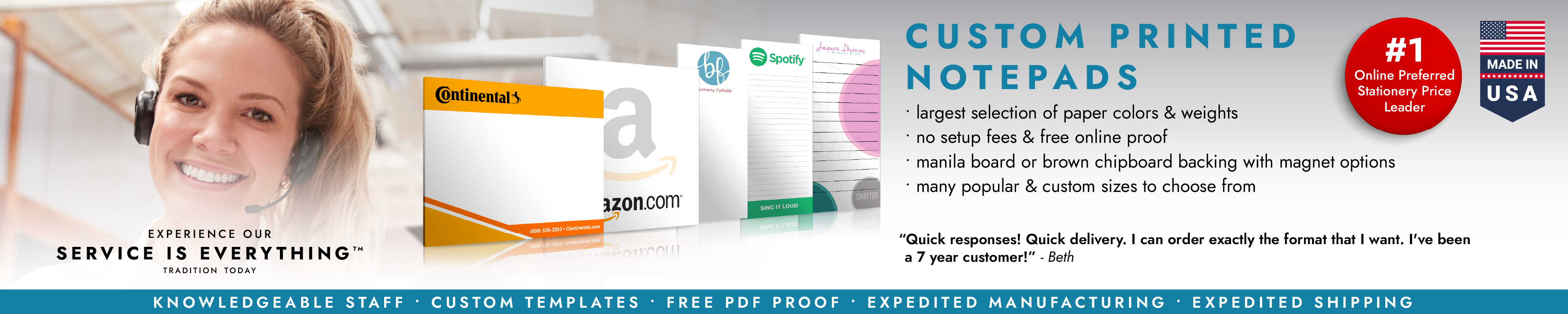 Custom Printed Notepads