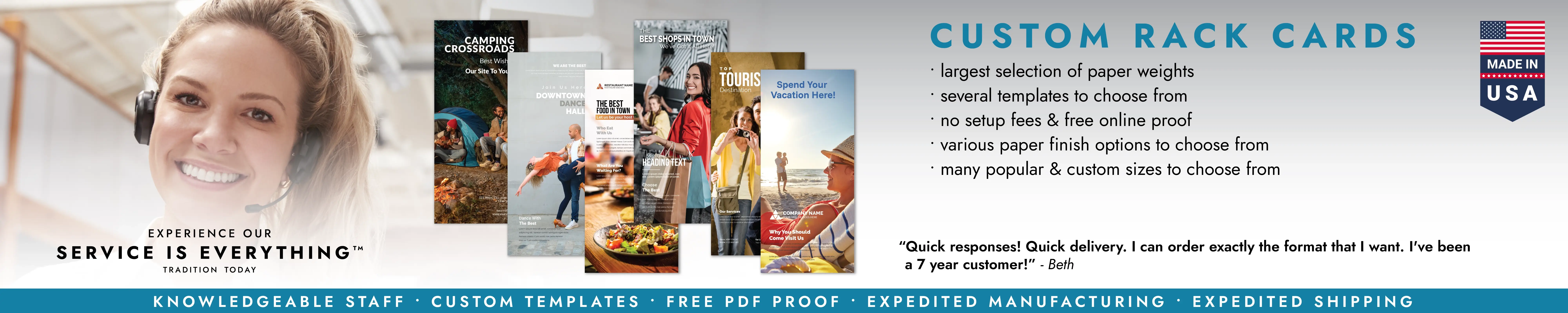 Custom Rack Cards | PrintPPS.com®