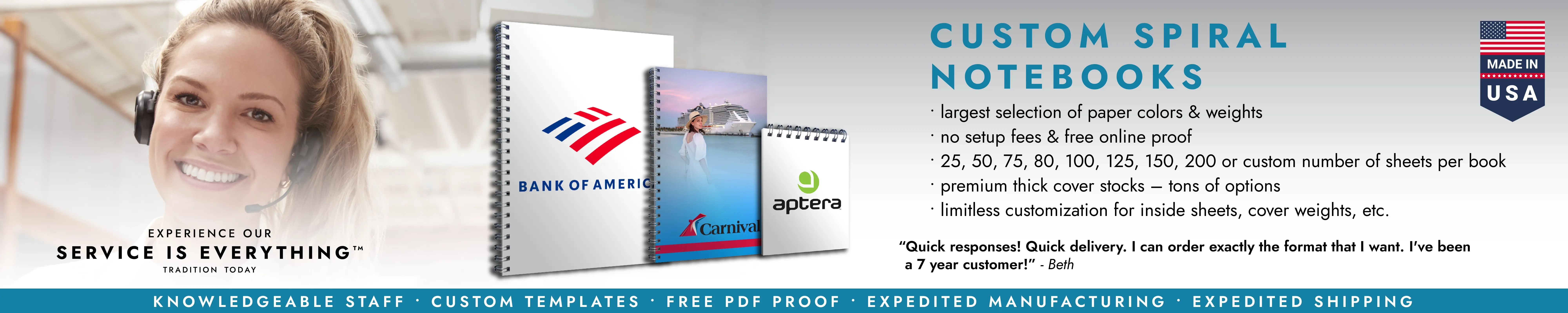 Custom Spiral Notebooks