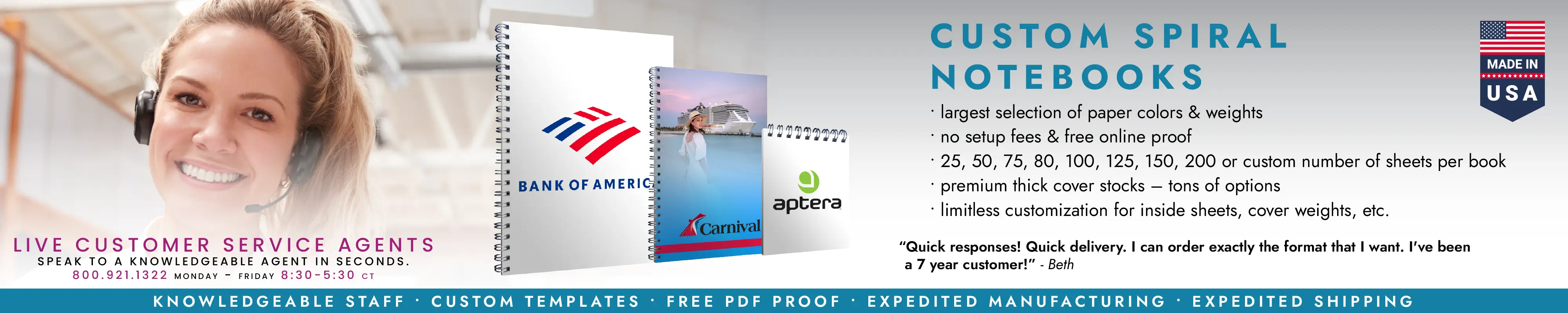 Custom Spiral Notebooks