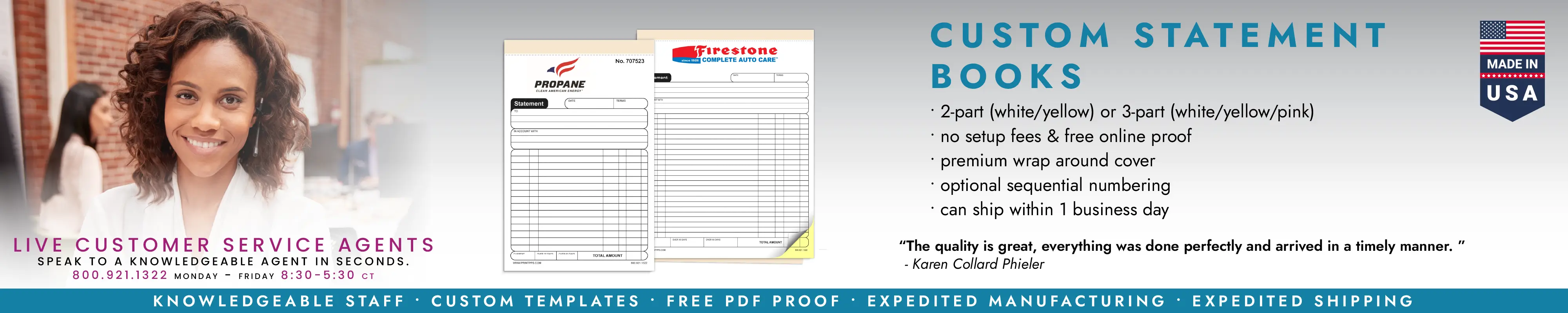 Custom Statement Books