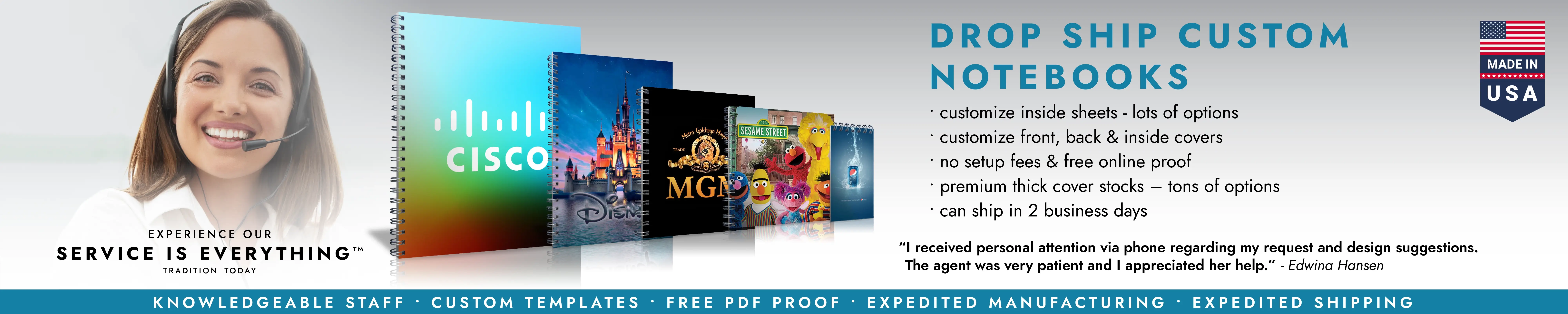 Drop Ship Custom Notebooks