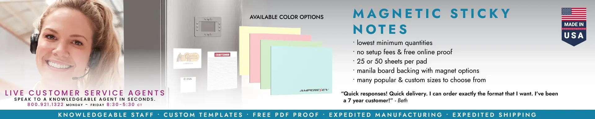 Magnetic Sticky Notes