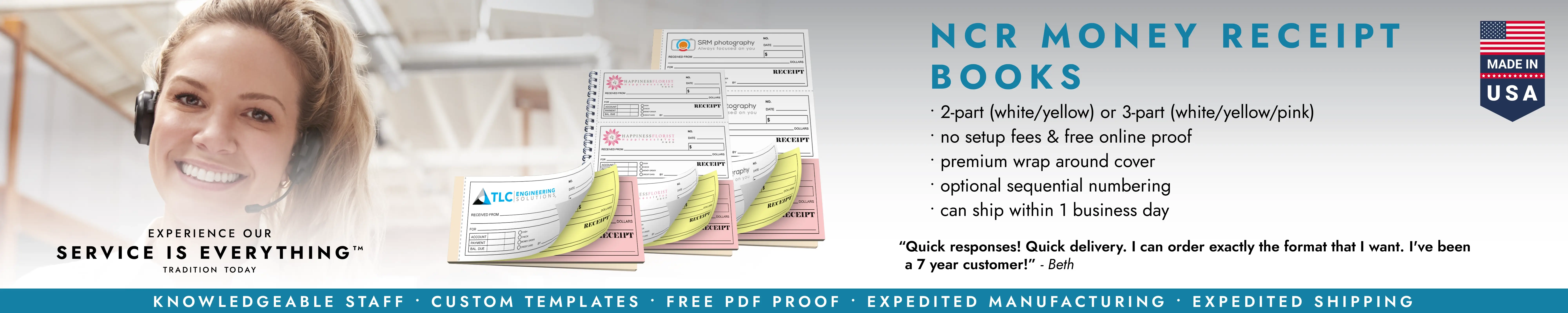 NCR Money Receipt Books