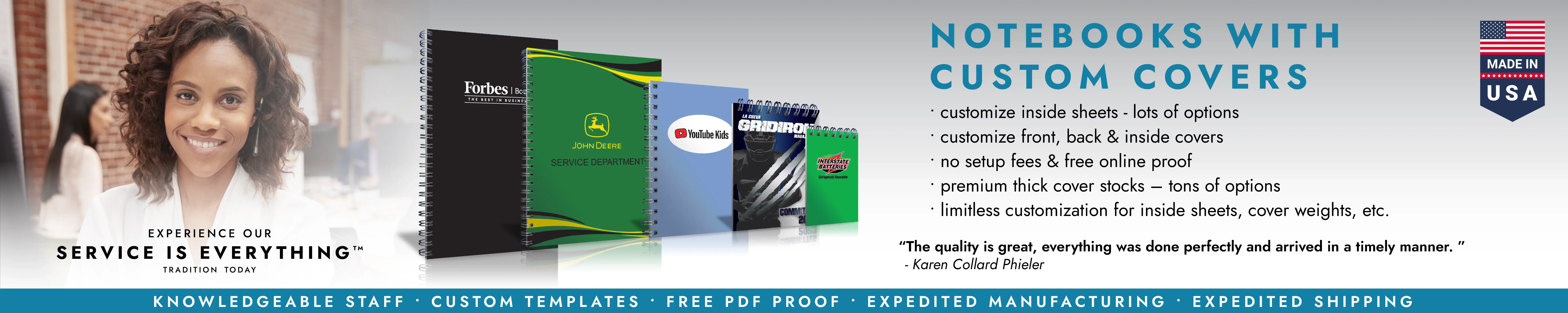 Notebooks with Custom Covers