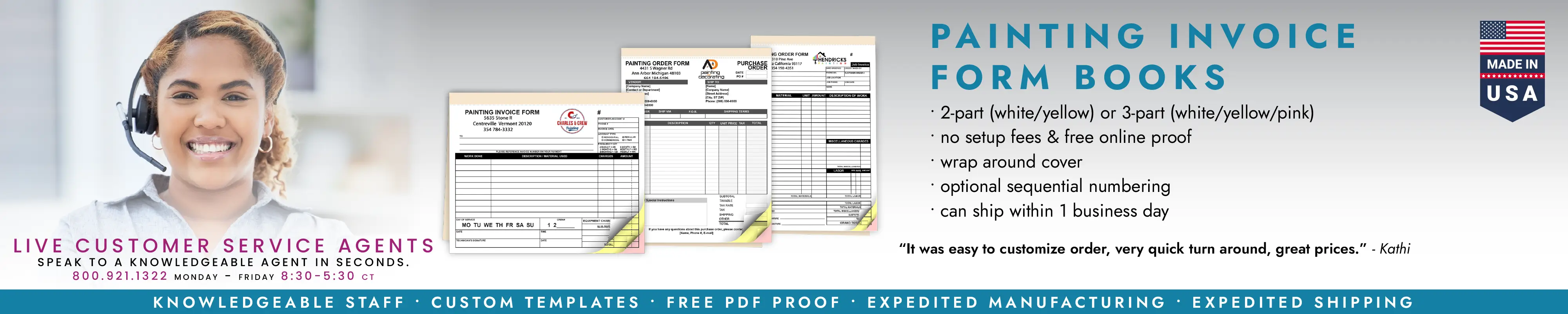 Painting Invoice Form Books