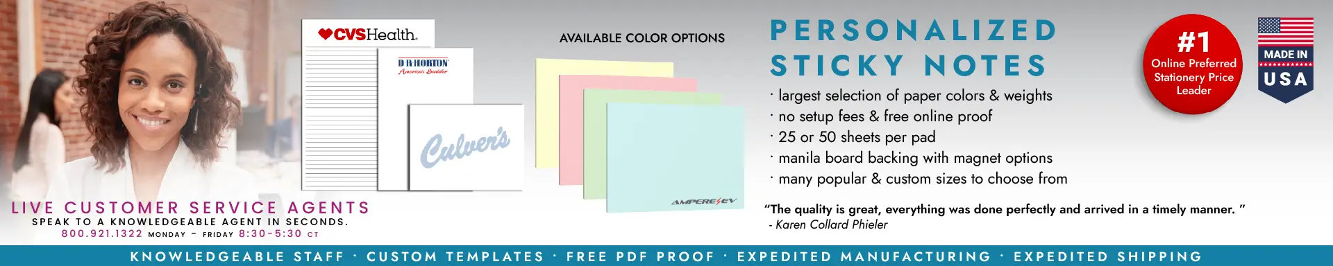 Personalized Sticky Notes