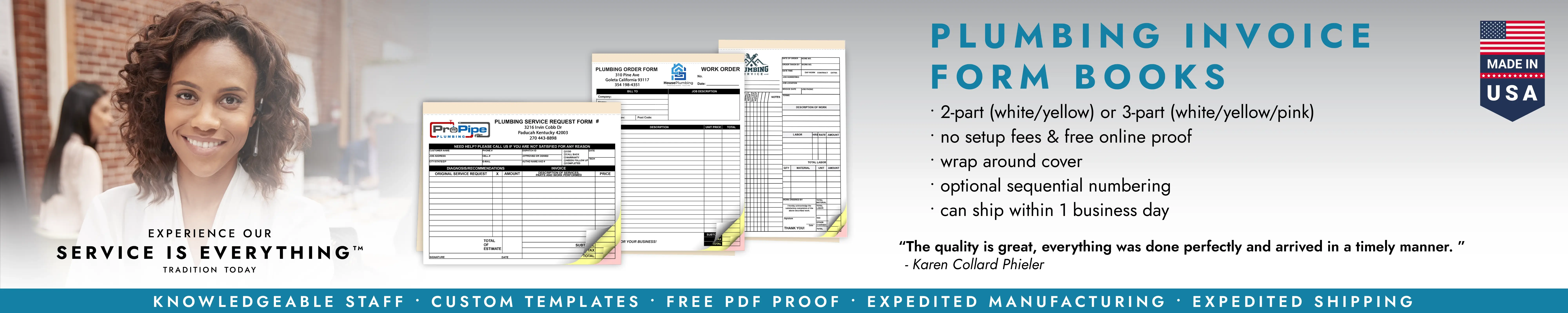 Plumbing Invoice Form Books