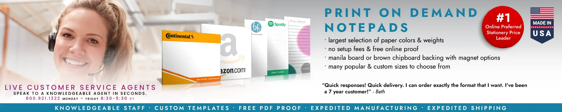 Print on Demand Notepads