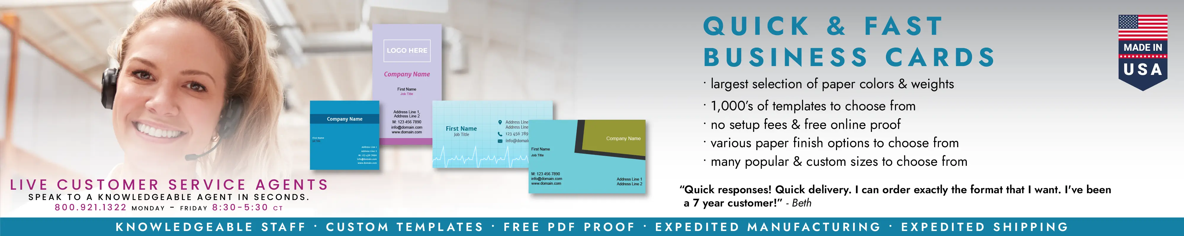 Quick & Fast Business Cards