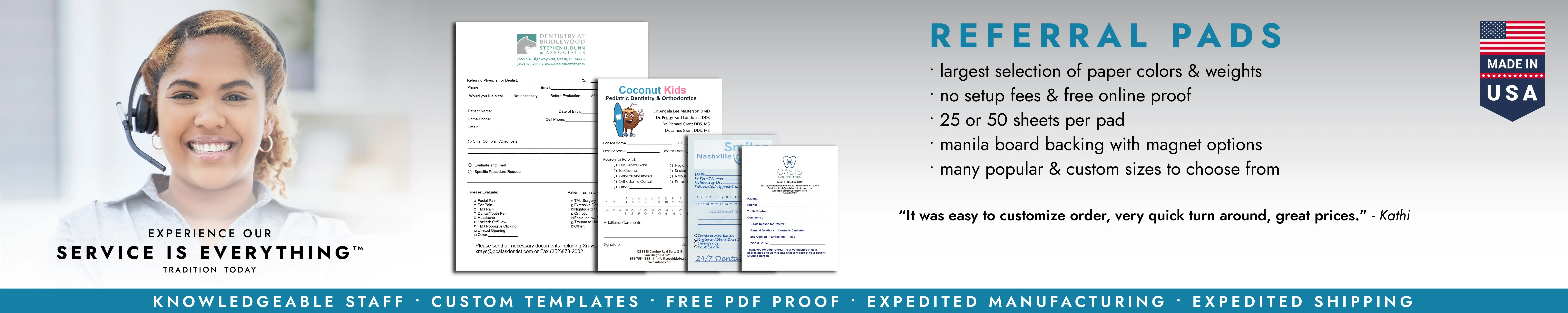 Referral Pads