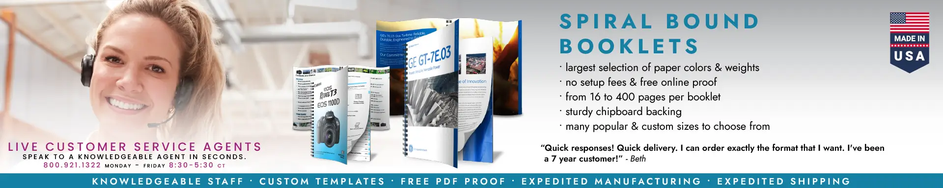 Spiral Bound Booklets