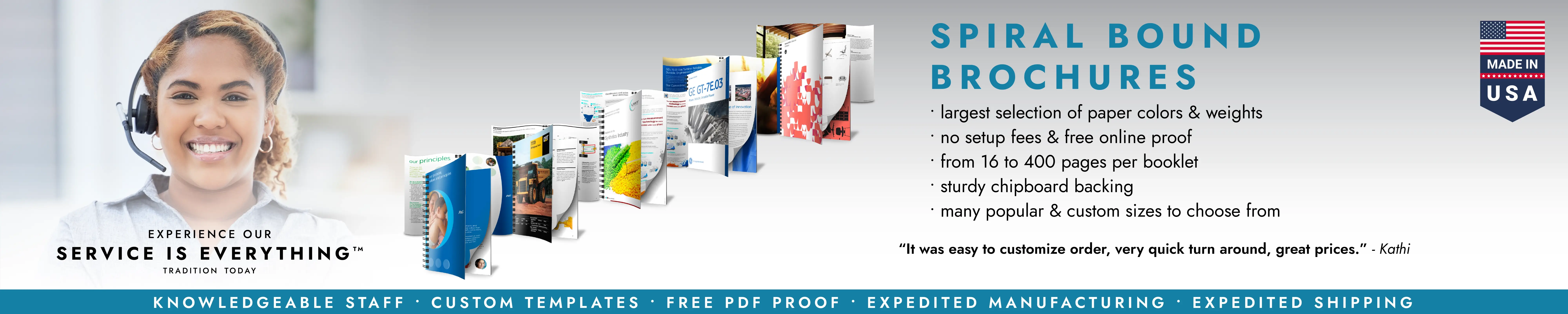 Spiral Bound Brochures