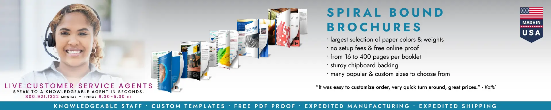 Spiral Bound Brochures