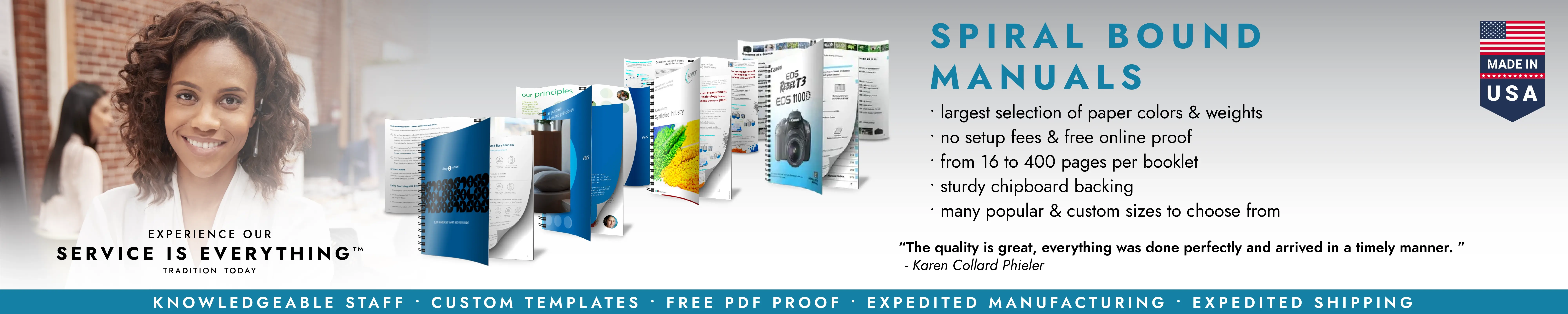 Spiral Bound Manuals