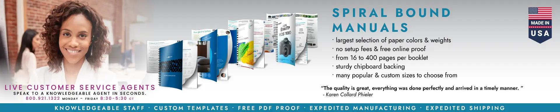 Spiral Bound Manuals