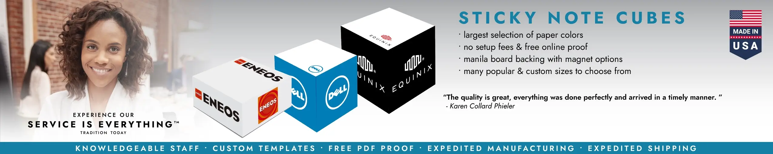 Sticky Note Cubes