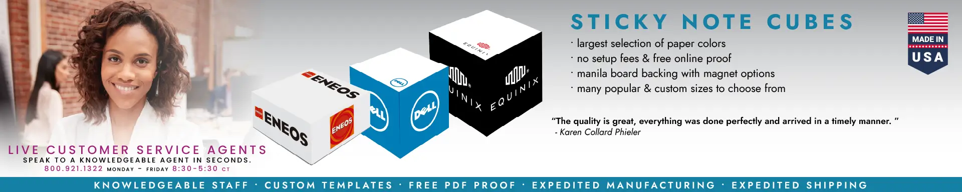 Sticky Note Cubes