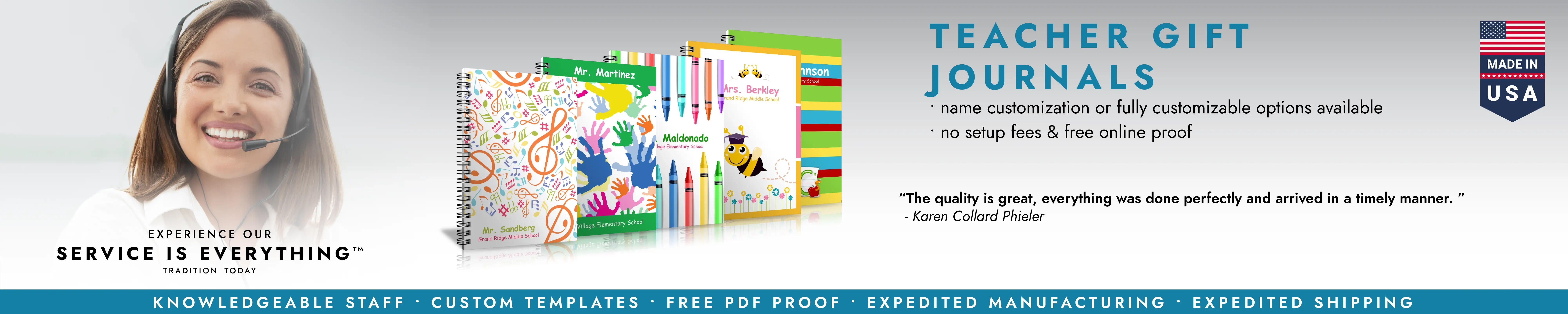 Teacher Gift Journals