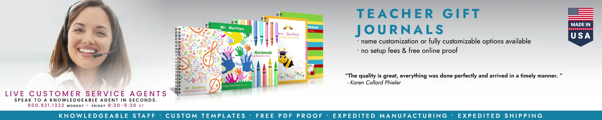 Teacher Gift Journals