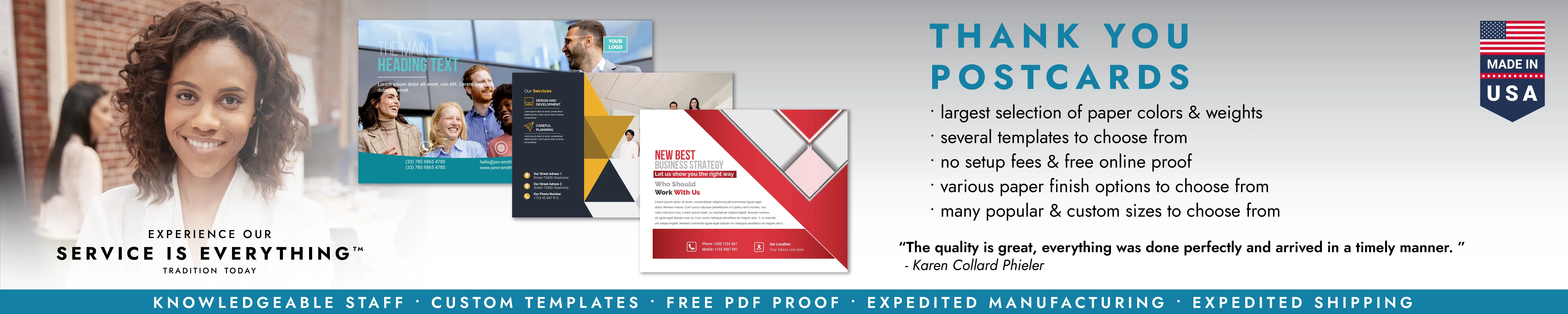 Thank You Post cards