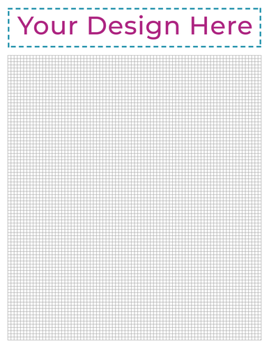 Custom Cover with10 sq/in Grid