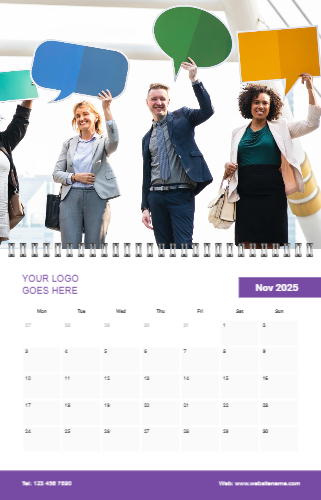 DS Wall Calendar Template