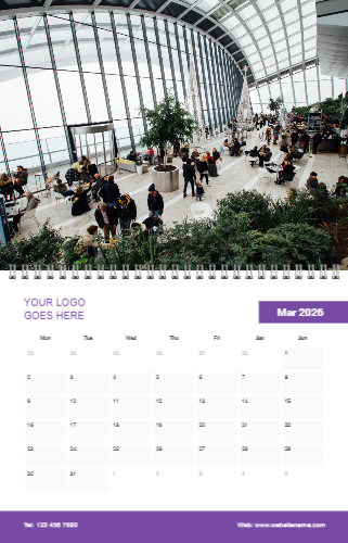 DS Wall Calendar Template