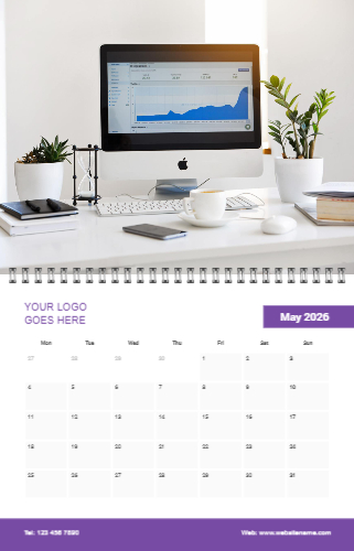 DS Wall Calendar Template