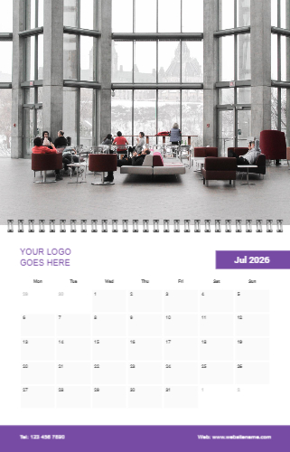DS Wall Calendar Template
