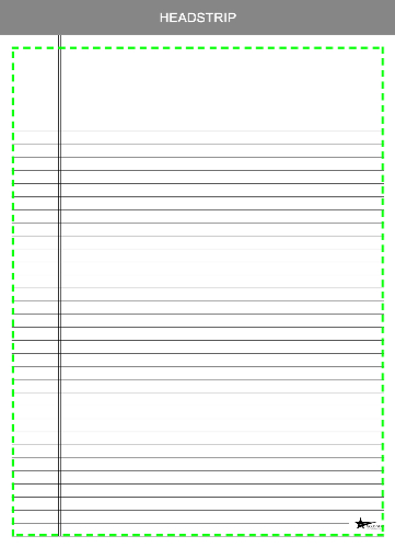 College Ruled (Medium Ruled)